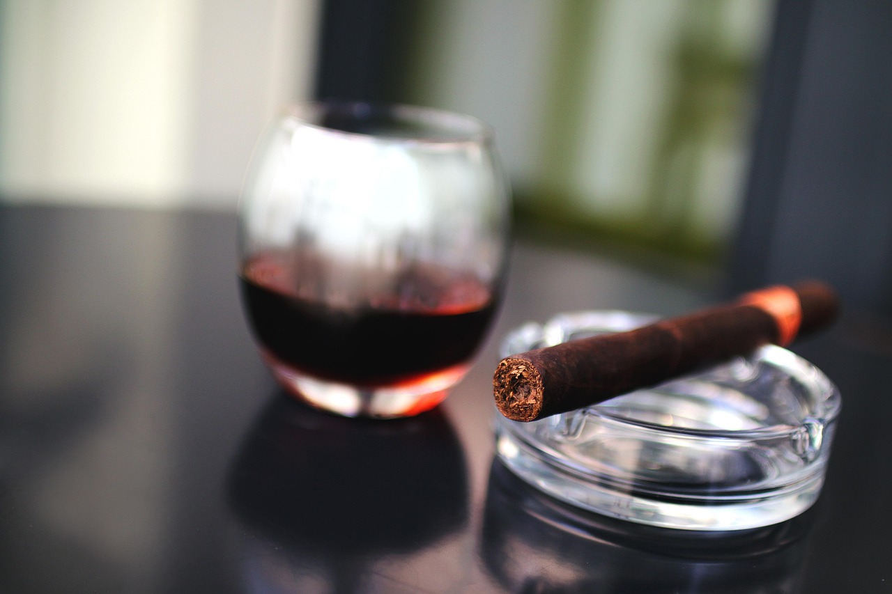 cigar, smoking, ashtray, wine, glass, cigar, cigar, cigar, cigar, cigar